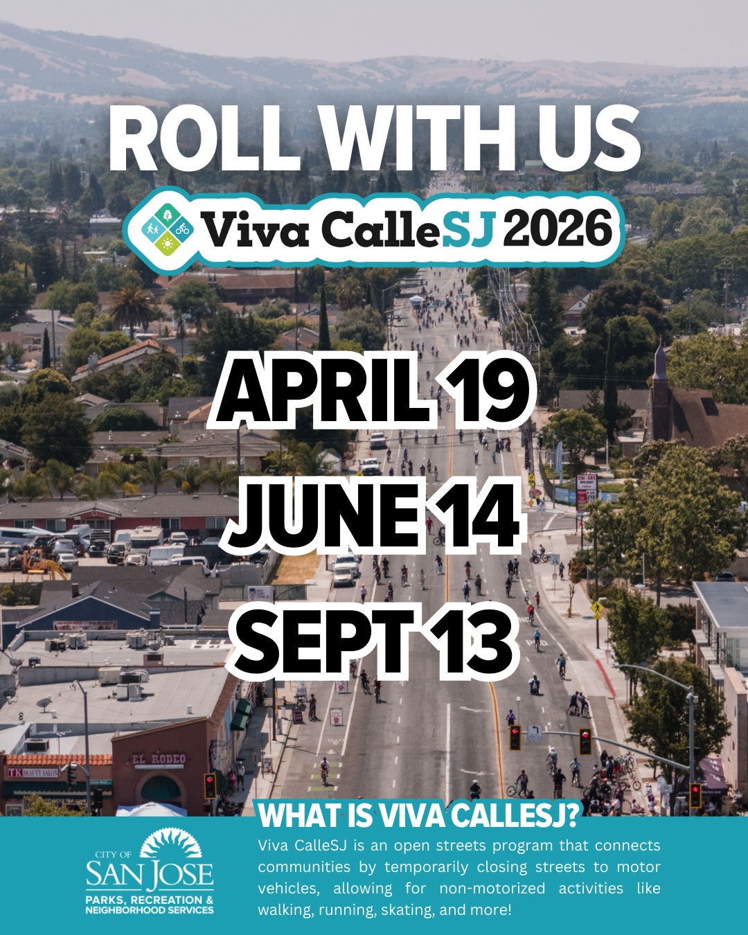 Viva Calle Roll With Us 2025 flyer